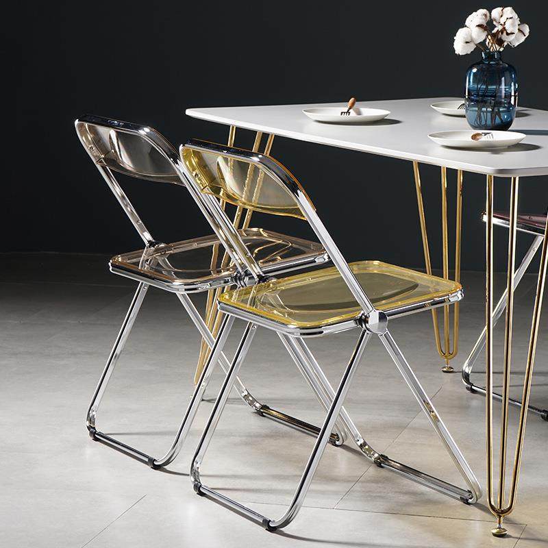 北欧设计师家用靠背餐椅简约金属架亚克力透明折叠椅,机械设备,其他机械设备,淘宝优惠券,粉丝福利购,淘宝优惠卷