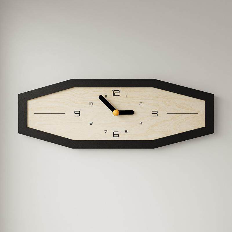 日式时钟2025新款钟表挂钟客厅现代简约大气创意高级感时钟挂墙面
