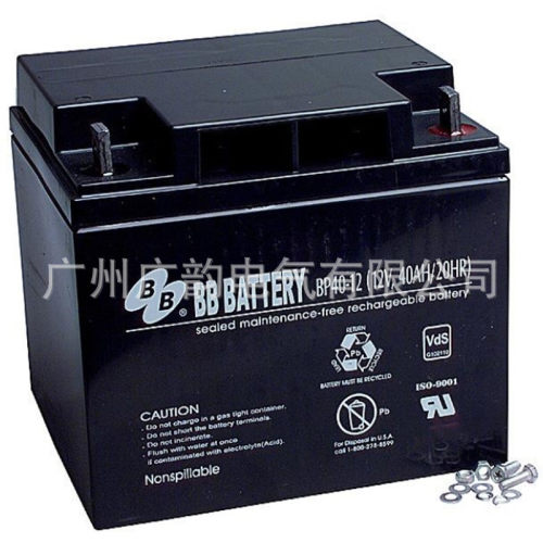 开封美美蓄电池BP40-12BB直流屏免维护蓄电池12V40AH尺寸重量