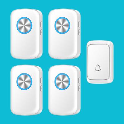 数码强闪光无线家用一拖四门铃远距离大音量聋哑老人呼叫按钮防水