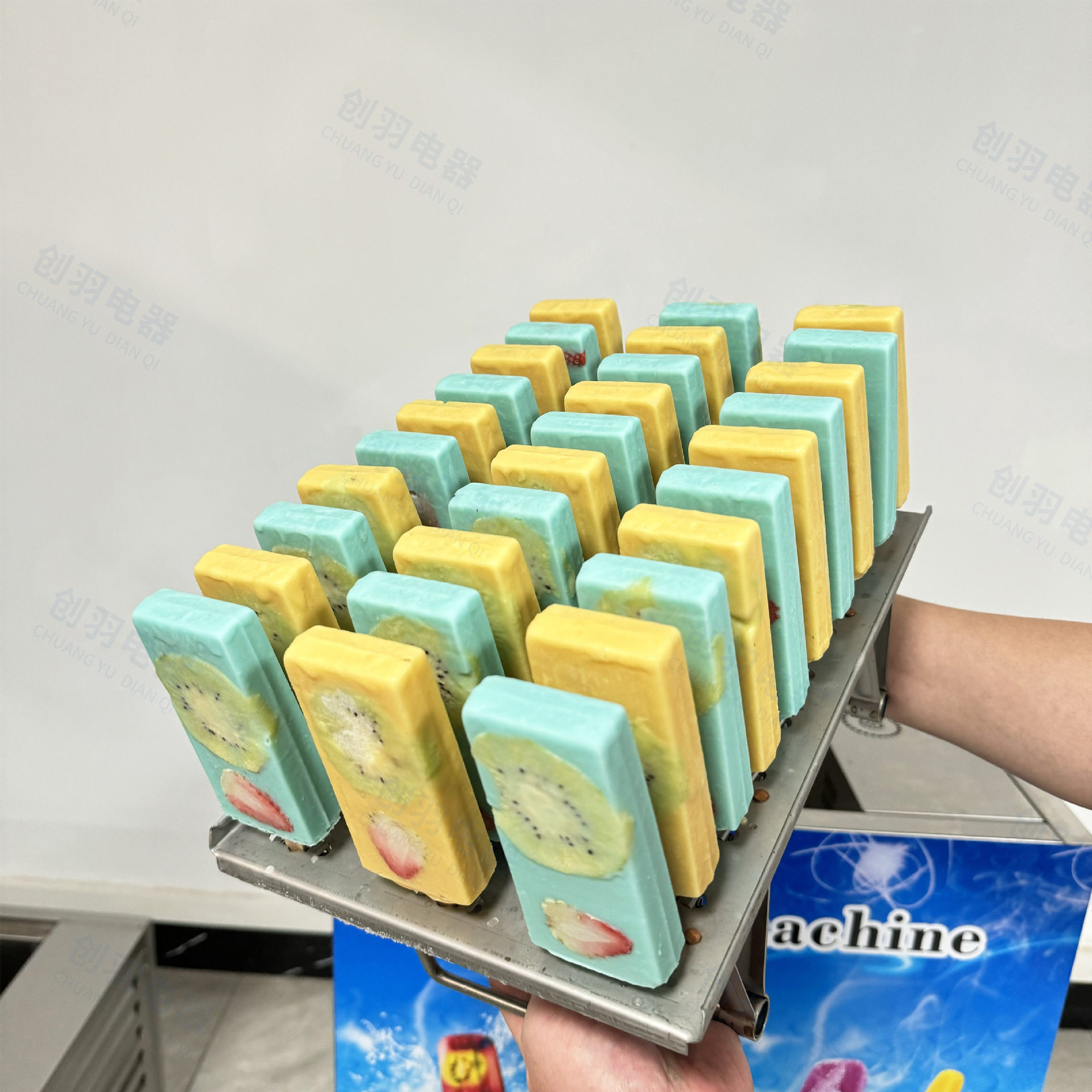 饮品店冷冻食品冰棒机冷饮设备工厂酷琳奇水果冰棒机商用冰棍机
