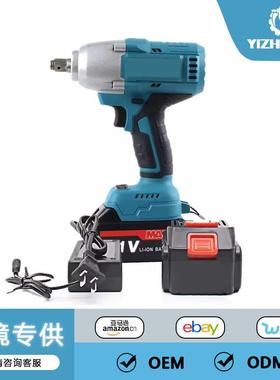 600nm无刷电动扳手锂电充电扳手冲击汽车修脚手架子工木工套筒风