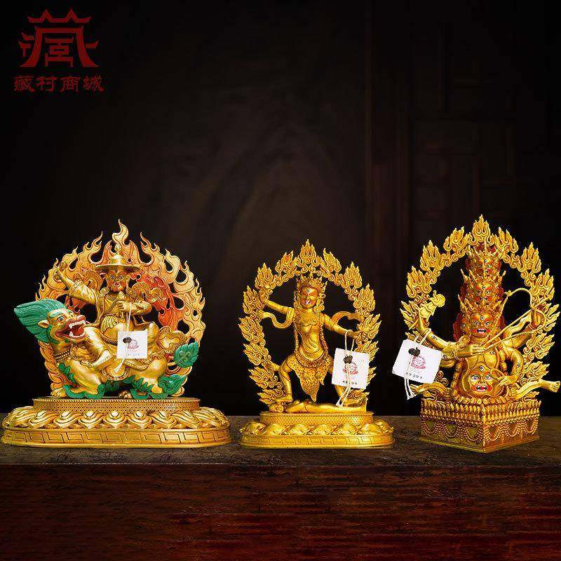 《宁玛三根本》工艺品摆件铜全鎏金雕花家用玄关客厅桌面单坚铜像,节庆用品/礼品,新娘配件,淘宝优惠券,粉丝福利购,淘宝优惠卷
