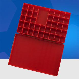 红色铅字盒/塑料铅字盒/无损检测铅字/NDT工业探伤检测专用铅字盒