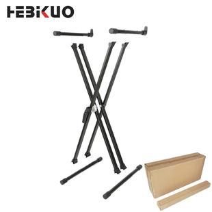 X型拆装双管配件可调节电子琴架琴架加厚铝合金键盘乐器外贸