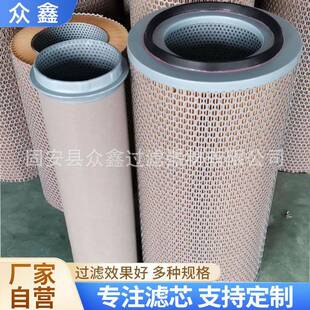 AF1802空气滤芯适用于工程机械空压机组维特根冷铣刨机滤清器