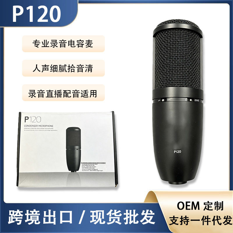 P120专业有线话筒麦克风舞台家用K歌话筒麦克风动圈麦