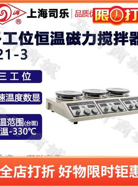 上海司乐旋涡T21-3磁力搅拌器ZN21-3多工位智能恒温单控转速数显