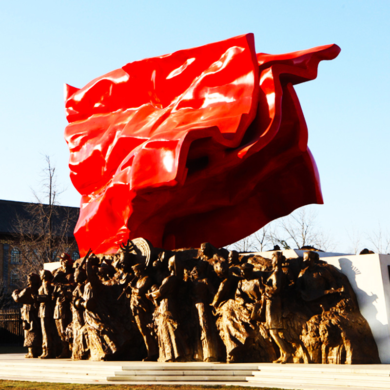 大型城市广场民族大团结文化群雕玻璃钢仿铜人物雕塑户外景观摆件