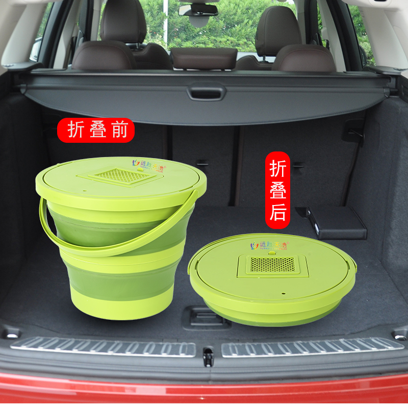 15L折叠洗车水桶汽车用便携式车载收缩户外钓鱼专用可伸缩大容量