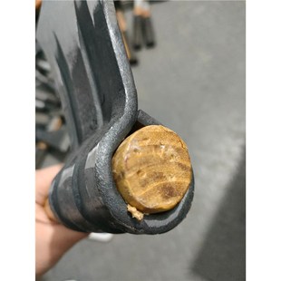 弹簧钢板锻打斧头大斧家用劈柴砍树枝剁鸡鸭鱼神器双刃带木柄砍骨