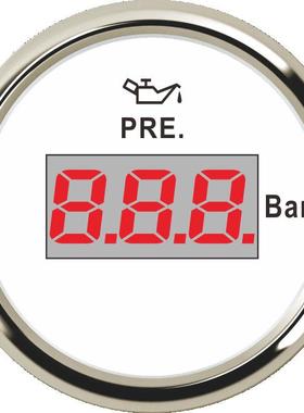 SJ系列DN52mm数显式油压表工程车游艇快艇机械车卡车0-5Bar