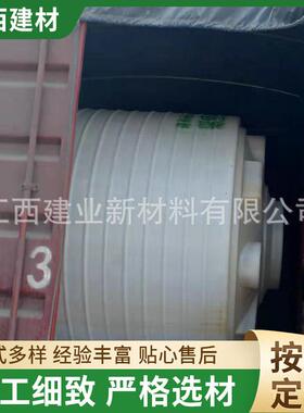 20吨塑料圆形加厚水箱内置式塑料白色水箱水处理pp水箱20000L