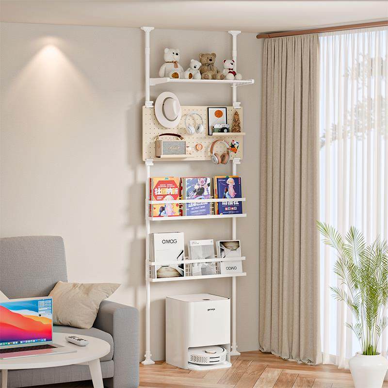 扫地机器人置物架洞洞板客厅顶天立地免打孔多层上方收纳展示架,收纳整理,烫衣板及配件,淘宝优惠券,粉丝福利购,淘宝优惠卷