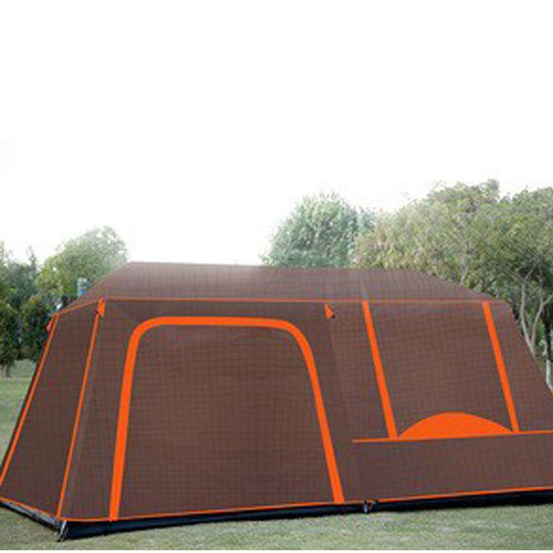 厦门全自动帐篷超大两室一厅可移动铝杆帐篷现货厂家直批