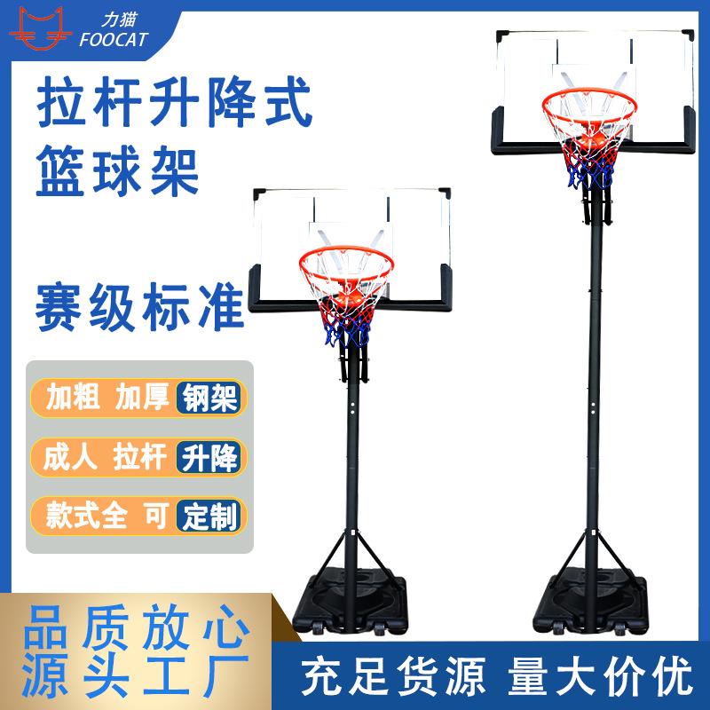 室内外成人青少年可移动可升降户外家用便携式篮球架