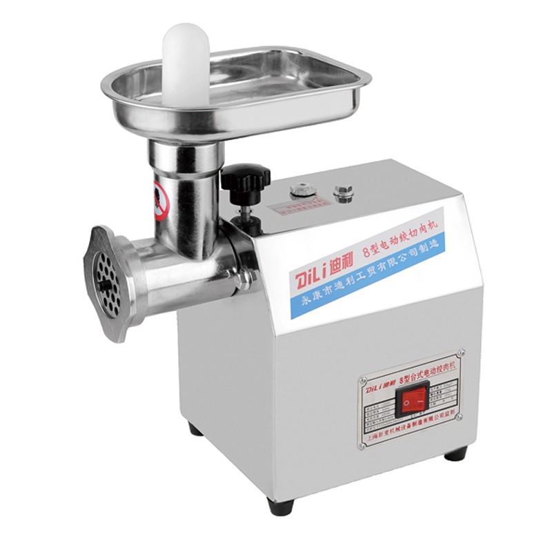迪利8型全不锈钢多功能台式电动家用碎肉绞肉机绞肉馅肉泥灌肠机