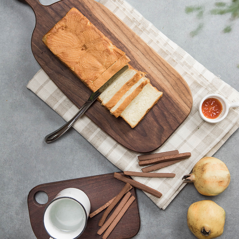 黑胡桃木实木家用切水果切板婴儿童辅食案板小砧板菜板面包板