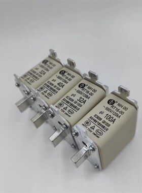 西安中熔NH00RT16-00500V20A 40A50A63A/80A/100A/125A光伏保险丝