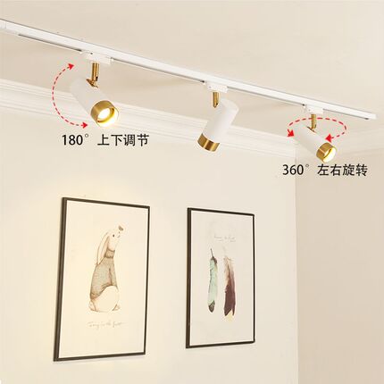 北欧led小射灯家用客厅餐厅背景服装店防眩小山丘无主灯轨道射灯