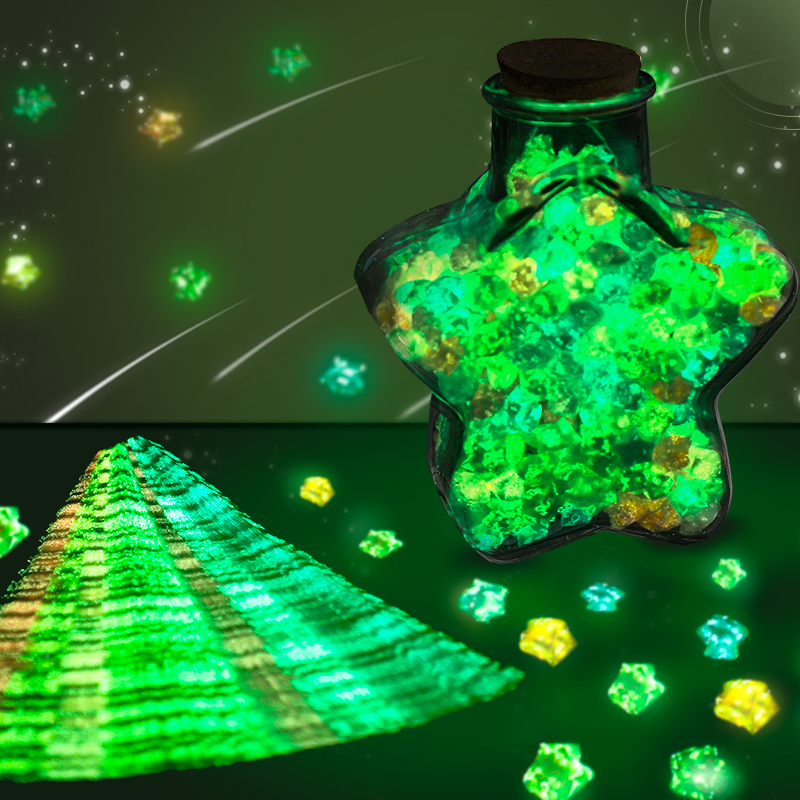 夜光星星折纸渐变色卡通唯美幸运星五角星纸条手工折叠小星星专用