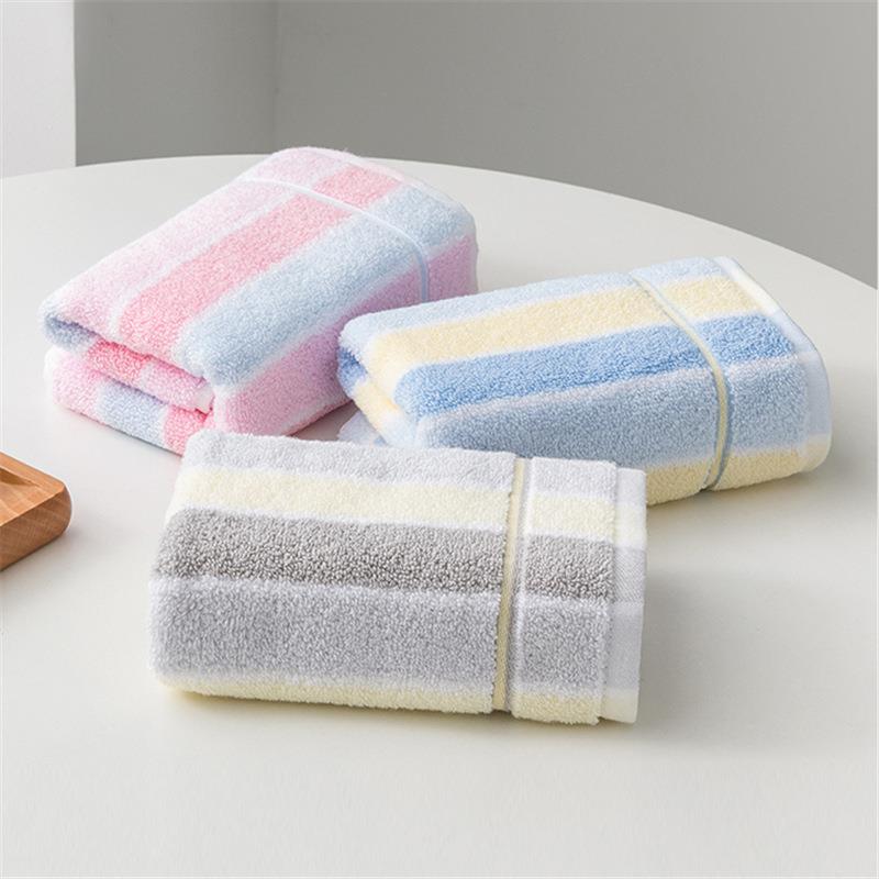 金号纯棉无捻7浴巾柔软日用滩品G沙巾A3GA3087W08W吸水家用