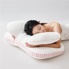 护双层不压颈手纯棉颈枕头HCO成分区定人型椎枕芯