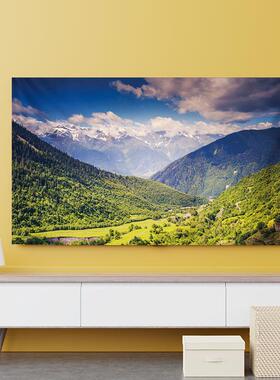 F9D中式轻电视奢55寸5寸防尘罩布O电视机罩套新F765MM6M款电6视套