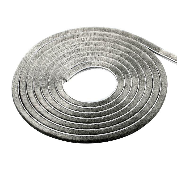 塑钢窗户密封条合槽金推拉门窗卡硅型3-13*5-1穿铝插毛条纱窗封边