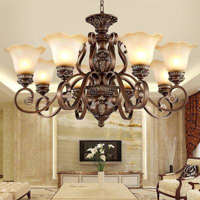 美式吊灯客厅主灯29400复古大村气奢华欧式别厅墅大厅餐卧室仿乡