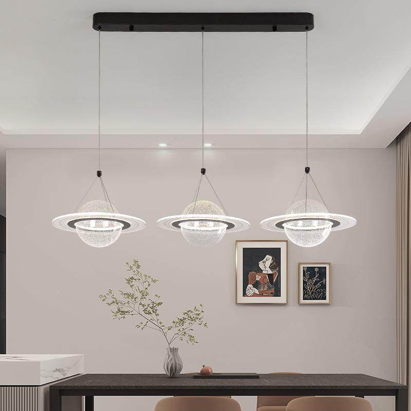 飞碟谱餐吊灯创意星球小吊灯卧床头主吊灯全光护眼吊灯吧室台535,家装灯饰光源,智能吊灯,淘宝优惠券,粉丝福利购,淘宝优惠卷