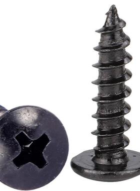 201不锈钢TA字大扁十头自攻黑色螺ECG丝M2M3/M4/M5菇头蘑伞头/自