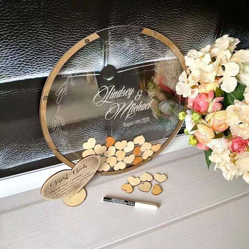礼圆形婚签到66台结婚爱心木册片相框森系婚礼意logo签名桌创面摆,节庆用品/礼品,陪嫁用品套装,淘宝优惠券,粉丝福利购,淘宝优惠卷