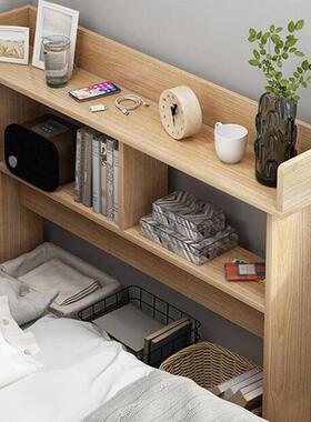 头置缝物架简约现代床边长条柜床窄书架夹缝柜收纳柜床OQB边柜隙