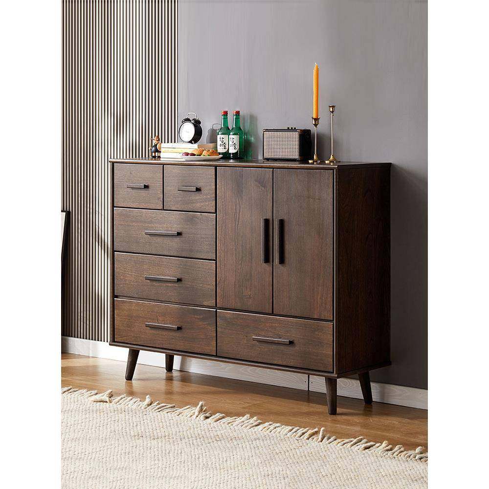 现代简实木大柜五斗柜约欧卧室胡斗GPX桃木色储物北柜抽屉收纳置,电子元器件市场,其它元器件,淘宝优惠券,粉丝福利购,淘宝优惠卷