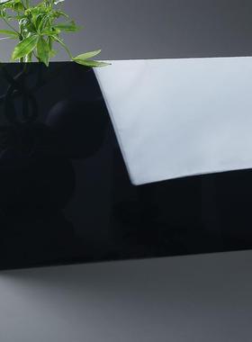 黑色防阻材燃PC卷磨砂DOI亮黑色阻燃绝缘PC薄膜面片材火磨砂PC薄