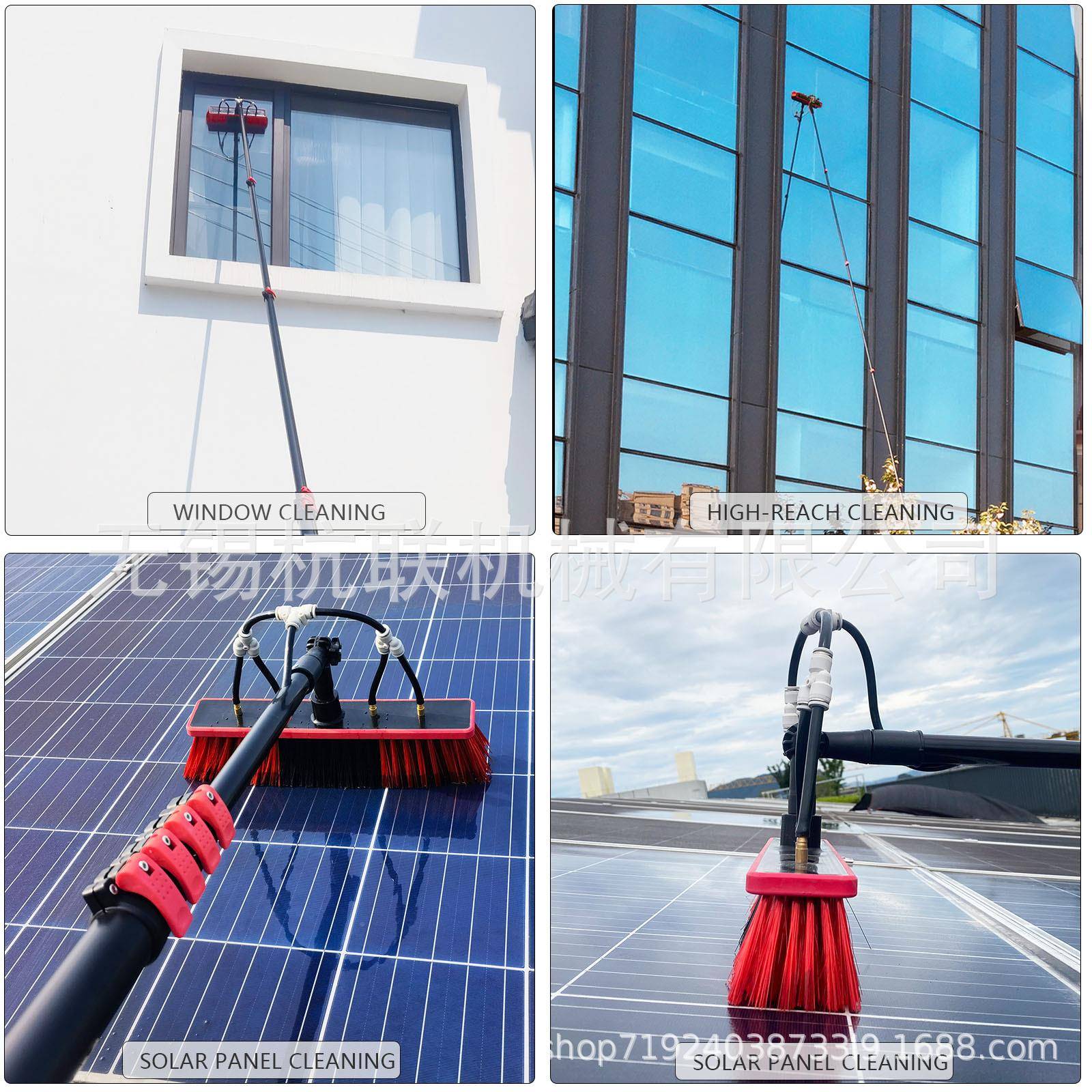 伏光清洁清杆洗刷跨境伸缩式通水板刷可喷941水窗户玻璃幕墙