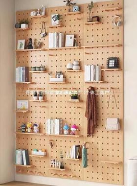 木洞洞入板其户玄关墙hgc10273上实置物架挂板钩配件隔板墙面展示