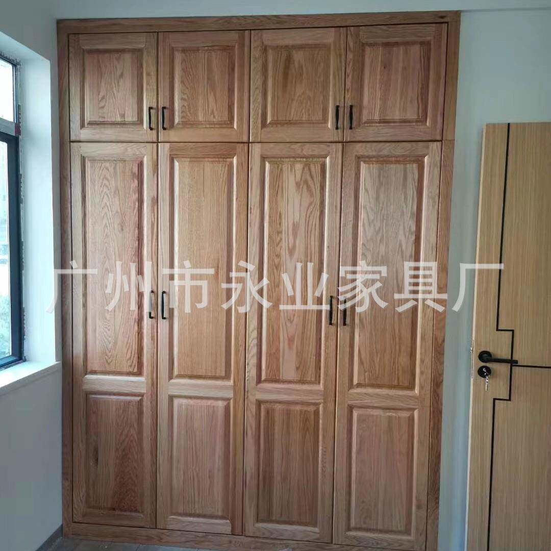 衣柜卧色来图制作成木人衣橱黑白灰调橡诚咨询客服招定制实室木衣