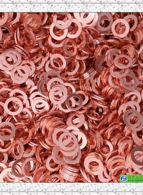 紫铜紫垫片2JHB80ppcss组套铜垫圈280c套装修理盒