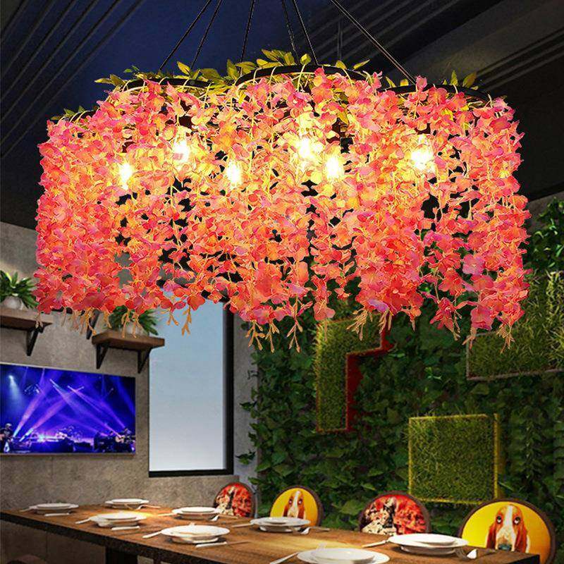 创意性植物吊灯装工业植物吊灯风餐厅酒吧灯网咖饰绿植轮复古车灯,家装灯饰光源,智能吊灯,淘宝优惠券,粉丝福利购,淘宝优惠卷