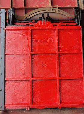 铸铁OUG镶铜方闸程门平闸板单向止水水利工渠道厂家阀供应铸铁方