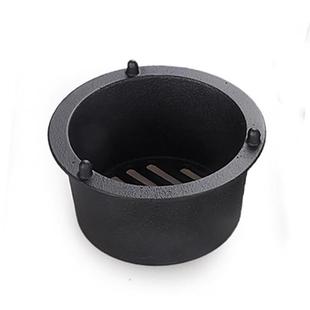 铸铁炭炉内胆烧水煮茶生铁炉箅子烧火内堂菊花梅花风炉配件