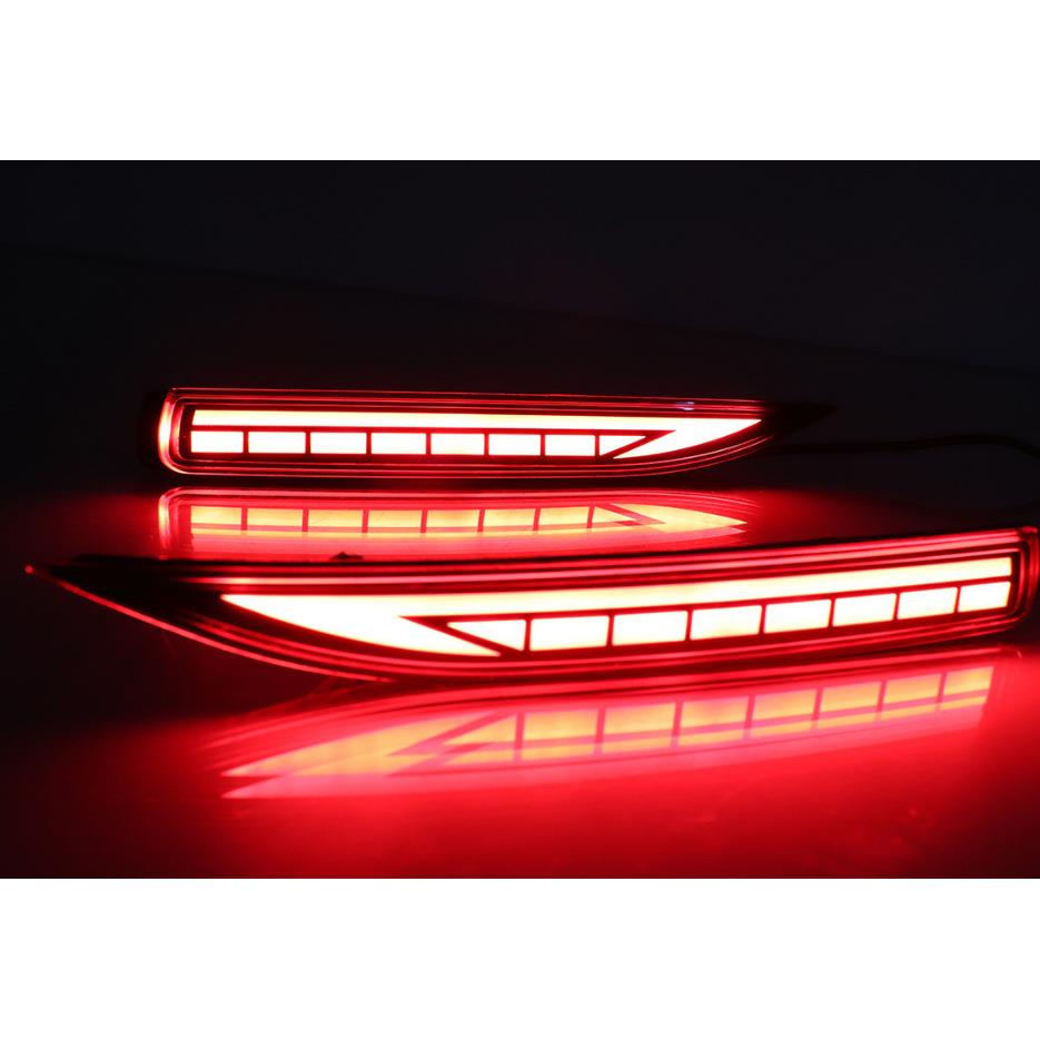 适用于19-20款卡罗拉改装LED后杠雾灯警示灯专用后杠尾灯流光转向