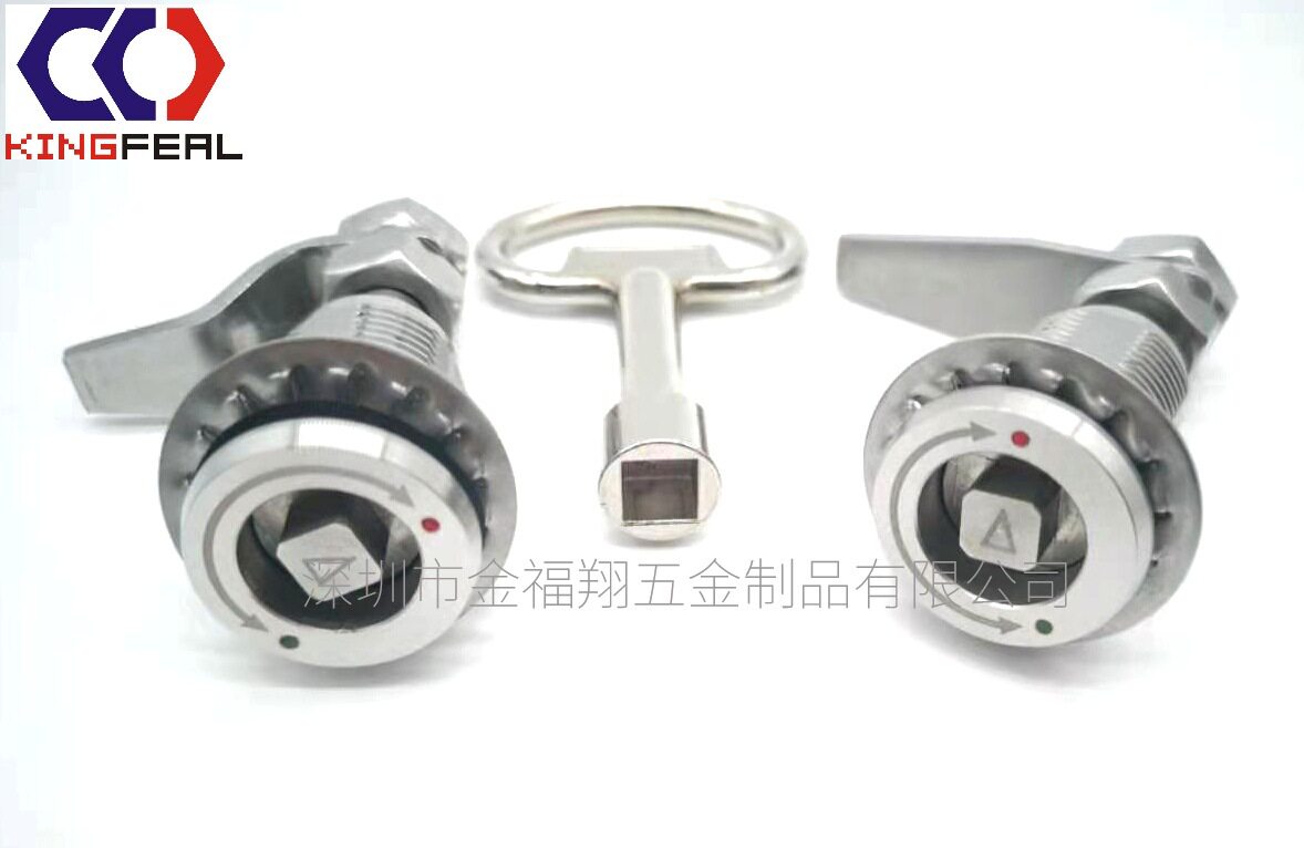 优质全304不锈钢压缩式门锁可调间距伸缩锁铁路标准型压缩锁