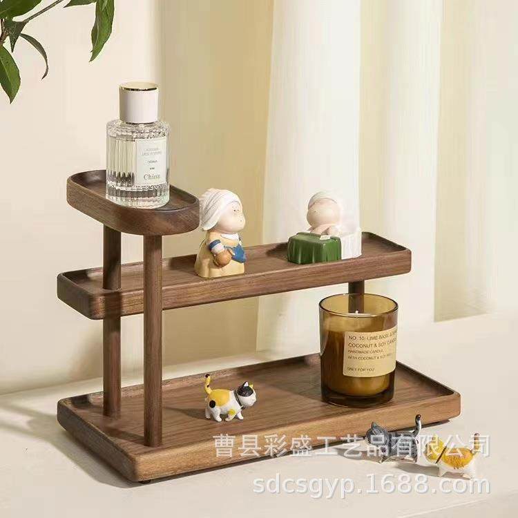 现代简约实木置物架家用卧室桌面收纳首饰花瓶多层置地式置物架子,纺织面料/辅料/配套,纺织机械配件,淘宝优惠券,粉丝福利购,淘宝优惠卷