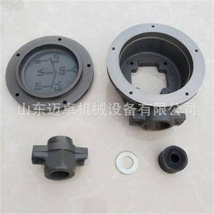 防爆电机接线盒喇叭嘴双出线口电机接线盒迈卓防爆电机接线腔