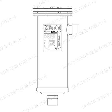 Castel卡士妥干燥过滤器4412/M42B,盲盖,固体滤芯可换,钢接头