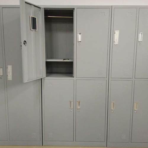 不锈钢员工柜工厂员工储物柜资料文件柜四门员工衣柜