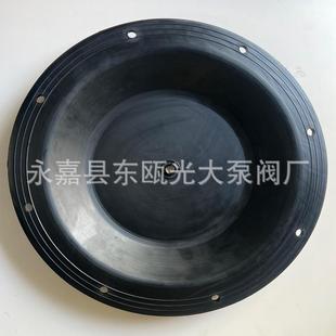 100气动隔膜泵膜片丁睛橡胶夹布隔膜片耐油直径450MM8孔 QBY